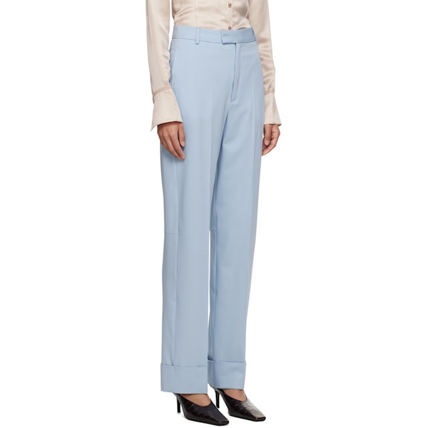 BITE Blue Tailored Trousers 231734F087000