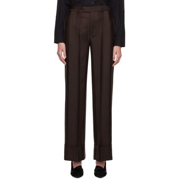  BITE Brown Striped Trousers 222734F087003