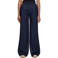 BITE Navy Vintage Trousers 231734F087008