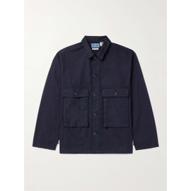 블루 블루 재팬 BLUE BLUE JAPAN Indigo-Dyed Cotton-Blend Cargo Shirt 1647597319032058