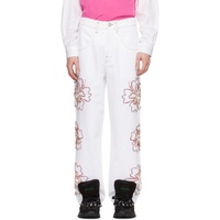 BLUEMARBLE White Embroidered Jeans 241950M186001