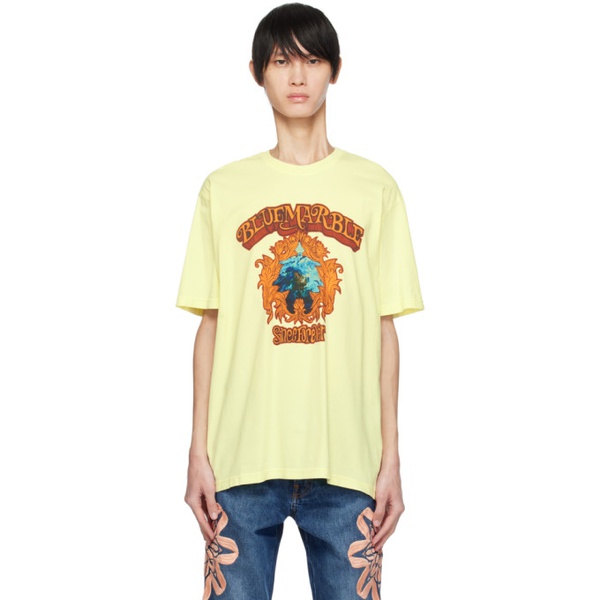  BLUEMARBLE Yellow Since Forever T-Shirt 232950M213002