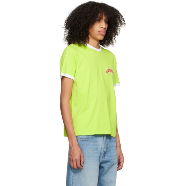  BLUEMARBLE Green Embroidered T-Shirt 231950M213002