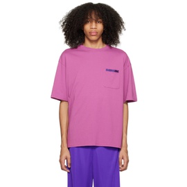BLUEMARBLE Purple Pocket T-Shirt 231950M213007