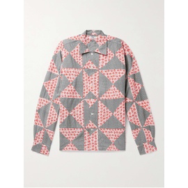 보디 BODE Deco Puzzle Patchwork Printed Cotton-Poplin Shirt 1647597293065496