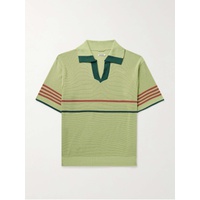 보디 BODE Palmer Striped Cotton Polo Shirt 1647597326794155