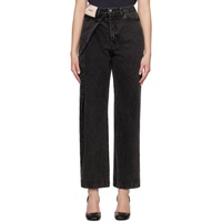 BONBOM Black Tuck Jeans 231253F069008