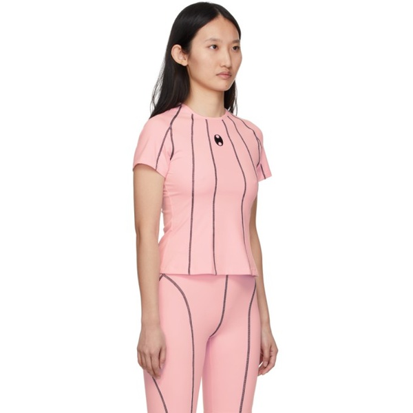  BONBOM SSENSE Exclusive Pink Seam T-Shirt 221253F110030
