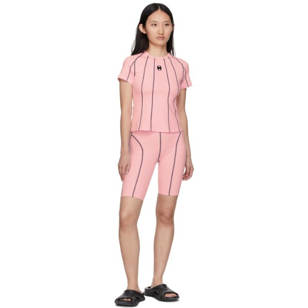  BONBOM SSENSE Exclusive Pink Seam T-Shirt 221253F110030