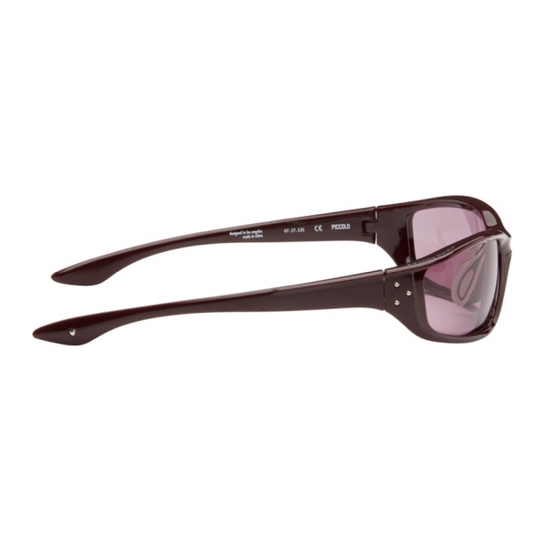  BONNIE CLYDE Burgundy Piccolo Sunglasses 241067M134012