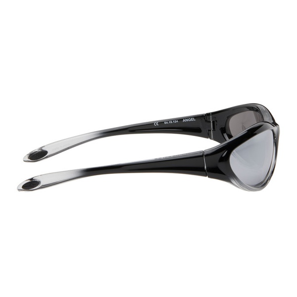 BONNIE CLYDE SSENSE Exclusive Black & Transparent Angel Sunglasses 241067M134018
