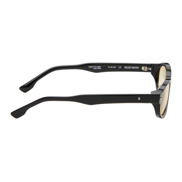  BONNIE CLYDE SSENSE Exclusive Black Rollercoaster Sunglasses 241067M134017