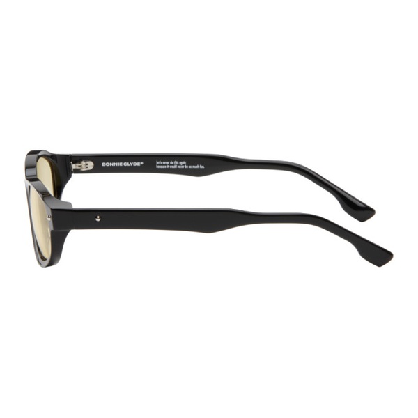  BONNIE CLYDE SSENSE Exclusive Black Rollercoaster Sunglasses 241067M134017
