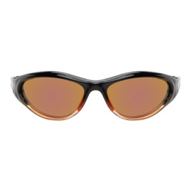 BONNIE CLYDE SSENSE Exclusive Black & Orange Angel Sunglasses 241067M134019