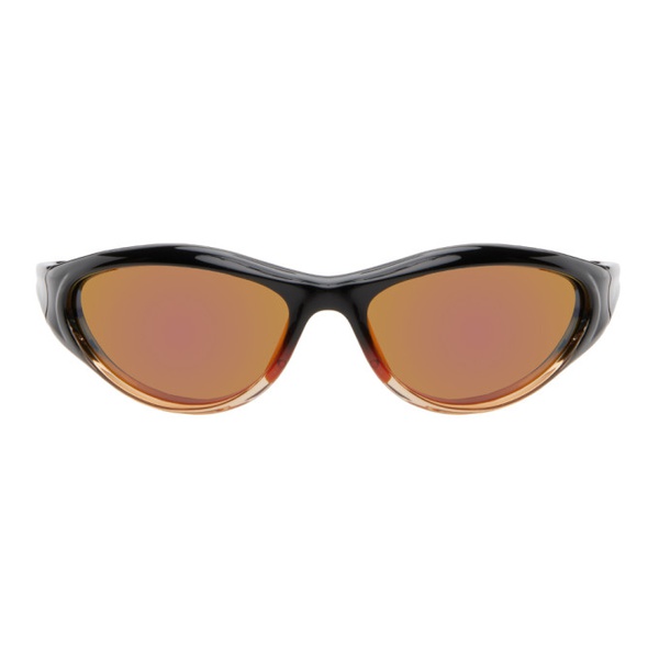  BONNIE CLYDE SSENSE Exclusive Black & Orange Angel Sunglasses 241067M134019