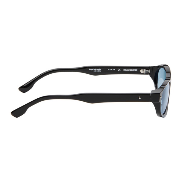 BONNIE CLYDE SSENSE Exclusive Black Rollercoaster Sunglasses 241067F005042