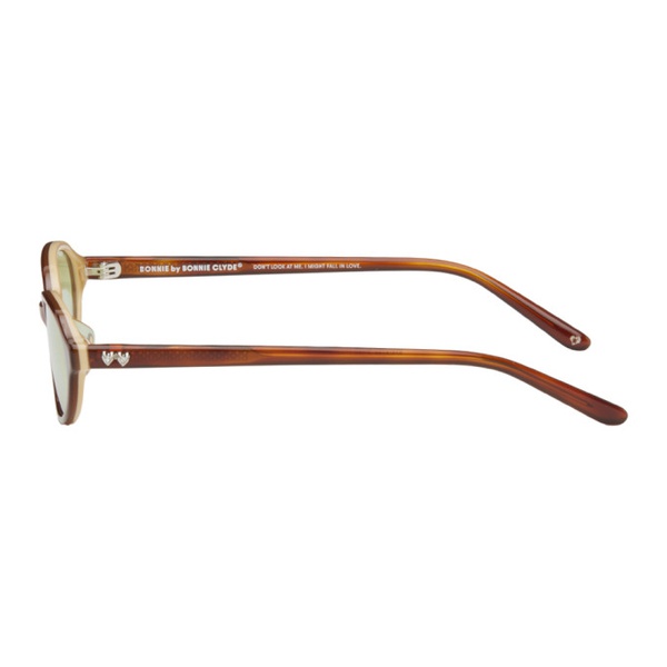  BONNIE CLYDE Brown Baby Sunglasses 242067M134025