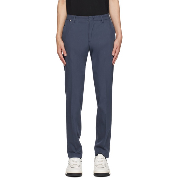  BOSS Blue Slim-Fit Trousers 232085M191003