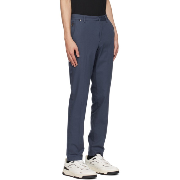  BOSS Blue Slim-Fit Trousers 232085M191003