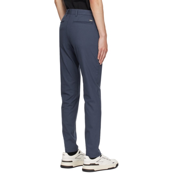  BOSS Blue Slim-Fit Trousers 232085M191003
