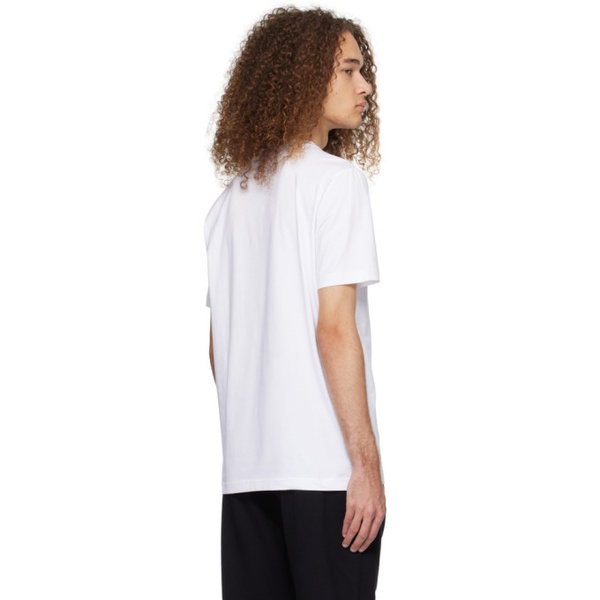  BOSS White Bonded T-Shirt 241085M213043