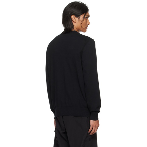  BOSS Black Embroidered Sweater 241085M201002
