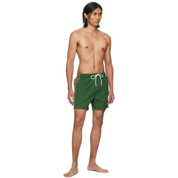  BOSS Green Side Stripe Swim Shorts 241085M208013