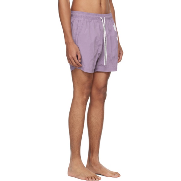  BOSS Purple Large Print Swim Shorts 241085M208008