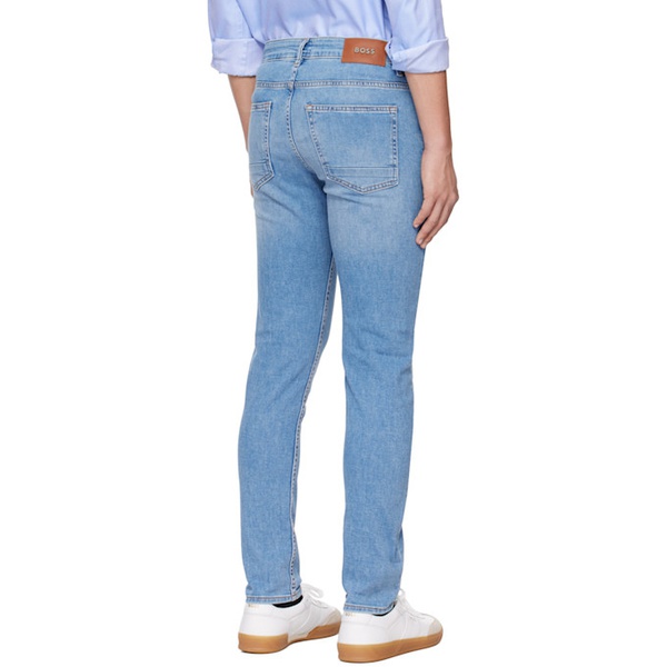  BOSS Blue Faded Jeans 241085M186001