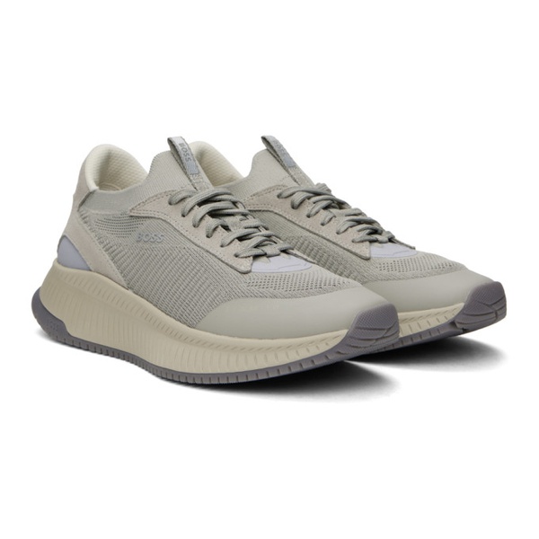  BOSS Gray Evo Sneakers 241085M237001