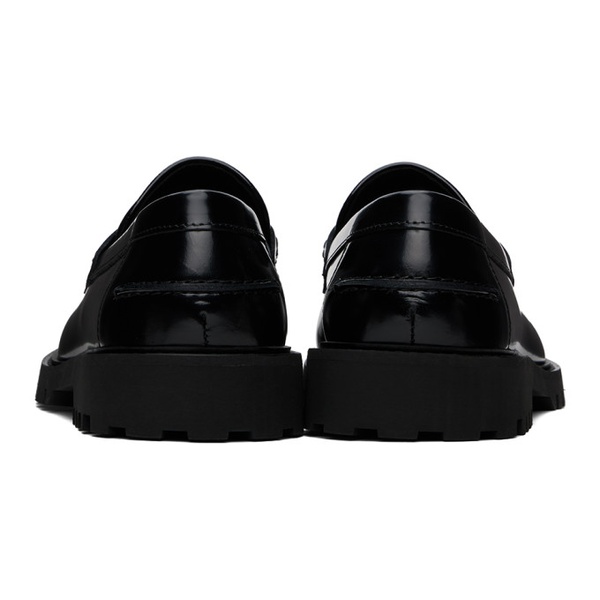  BOSS Black Leather Loafers 241085M231000
