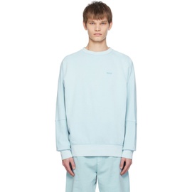 BOSS Blue Relaxed-Fit Sweatshirt 241085M204017