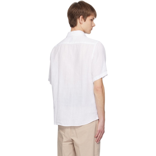  BOSS White Regular-Fit Shirt 241085M192042