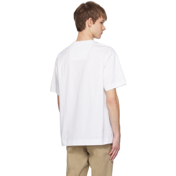  BOSS White Crewneck T-Shirt 241085M213099