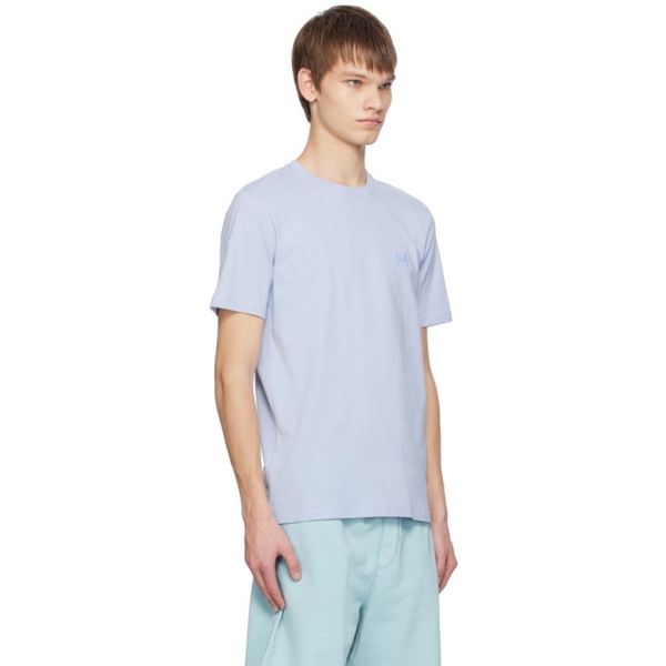  BOSS Blue Crewneck T-Shirt 241085M213081