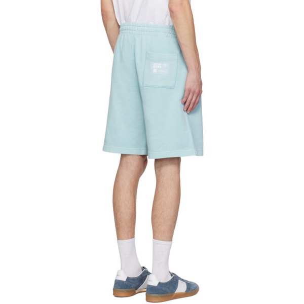  BOSS Blue Regular-Fit Shorts 241085M193028