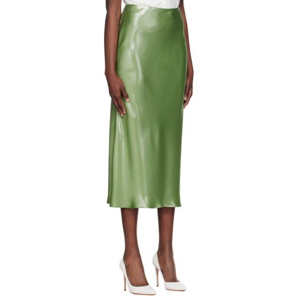  BOSS Green Metallic Midi Skirt 241085F092001