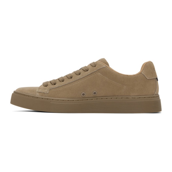  BOSS Brown Lace-Up Sneakers 241085M237054