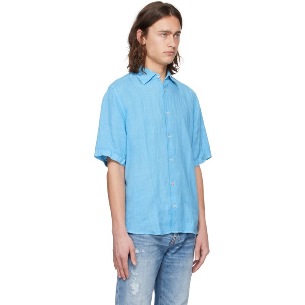  BOSS Blue Regular-Fit Shirt 241085M192040