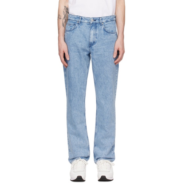  BOSS Blue Relaxed-Fit Jeans 241085M186016