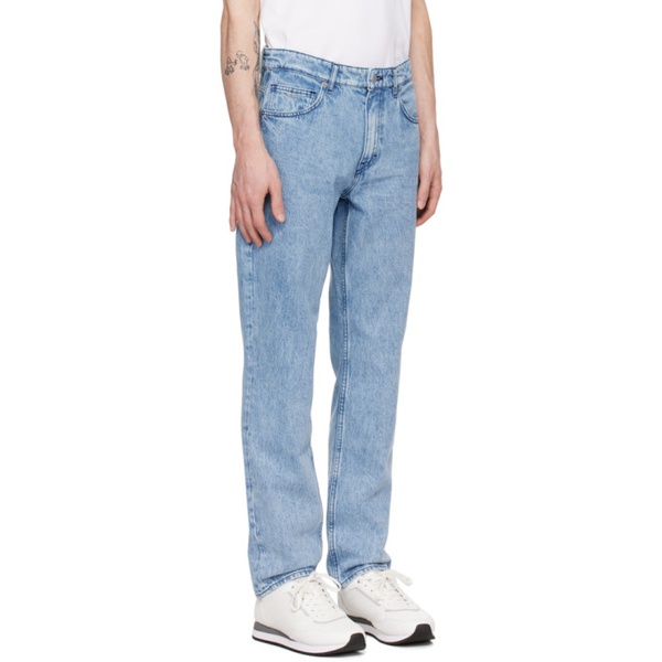  BOSS Blue Relaxed-Fit Jeans 241085M186016