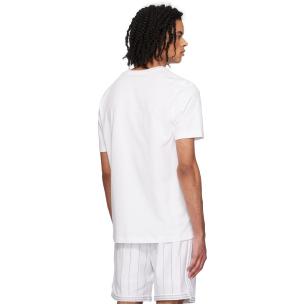  BOSS White Printed T-Shirt 241085M213074