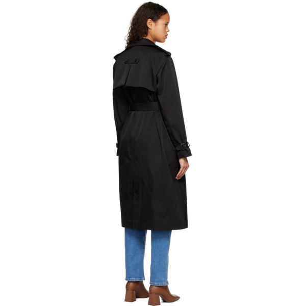  BOSS Black Double-Breasted Trench Coat 231085F067000