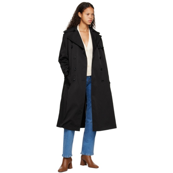  BOSS Black Double-Breasted Trench Coat 231085F067000