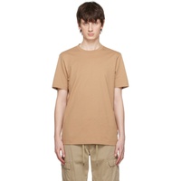 BOSS Brown Bonded T-Shirt 231085M213073