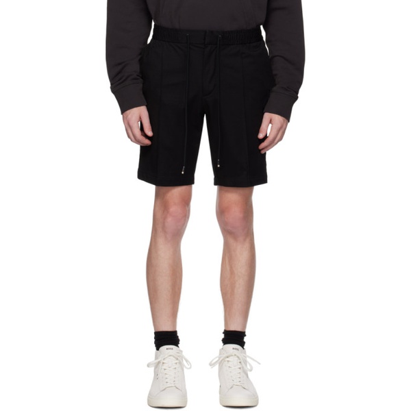  BOSS Black Slim-Fit Shorts 222085M193006