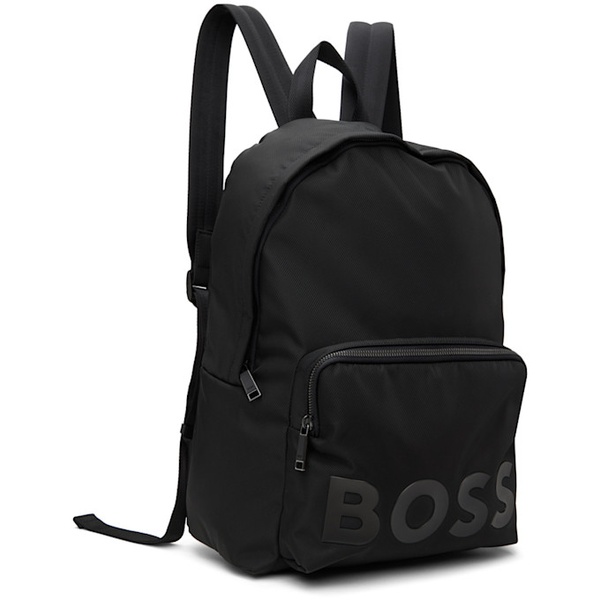  BOSS Black Tonal Logo Detail Backpack 242085M166001