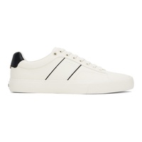 BOSS 오프화이트 Off-White Faux-Leather Sneakers 242085M237000