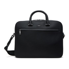 BOSS Black Faux-Leather Briefcase 241085M167008
