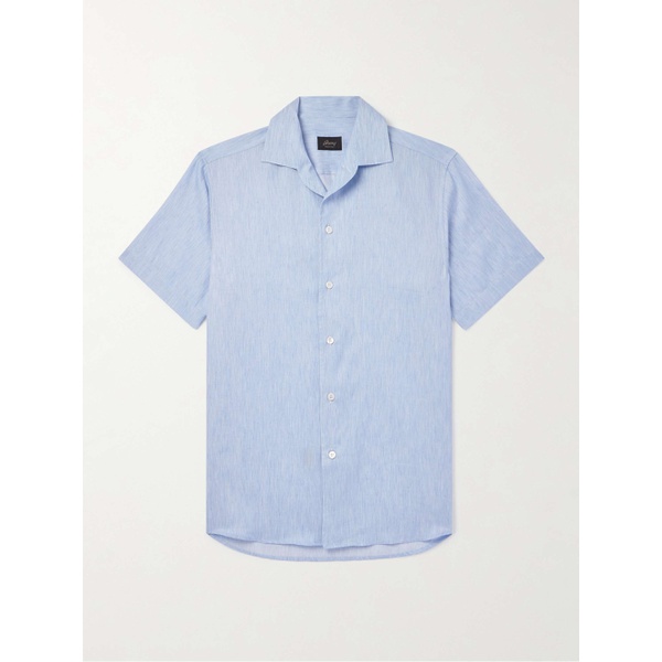  브리오니 BRIONI Cotton, Linen and Silk-Blend Shirt 1647597322936215